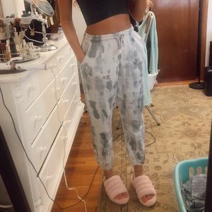 NEW Petite Lilac/Grey Tie-Dye sweatpants / joggers